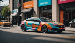 flocage sur vehicule