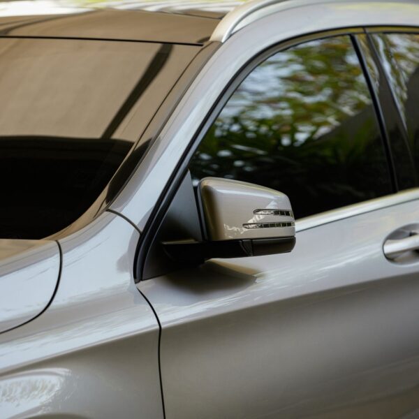 Rear-view,Mirror,Closed,For,Safety,At,Car,Park,,Side,Mirror